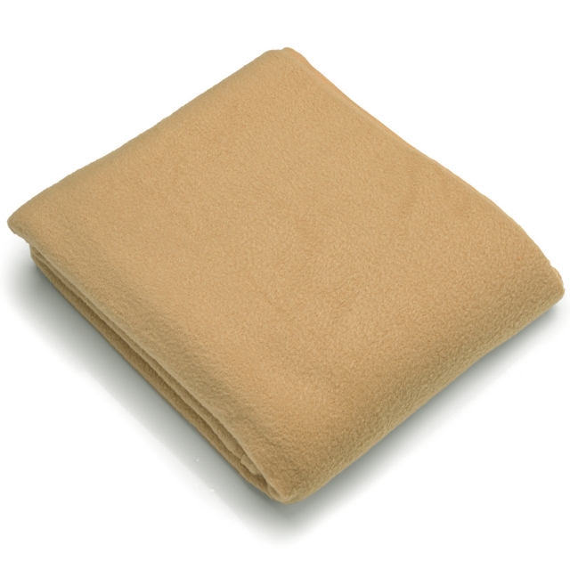 Camel Solid Fleece Fabric